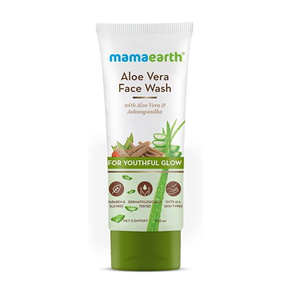 Mamaearth Face Wash Aloe Vera For Youthful Glow